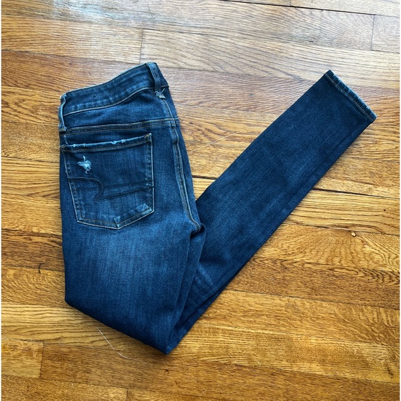 American Eagle | Distressed Jeggings, Skinny Jeans - Picture 2 of 7